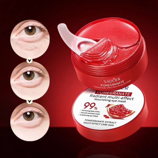 SADOER Rejuvenating hydrogel patches for dark circles under the eyes with pomegranate juice 60 pcs